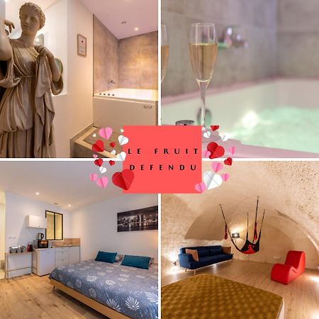 Le Fruit Defendu "Love Room" Jacuzzi Centre Ville Rouen Esterno foto