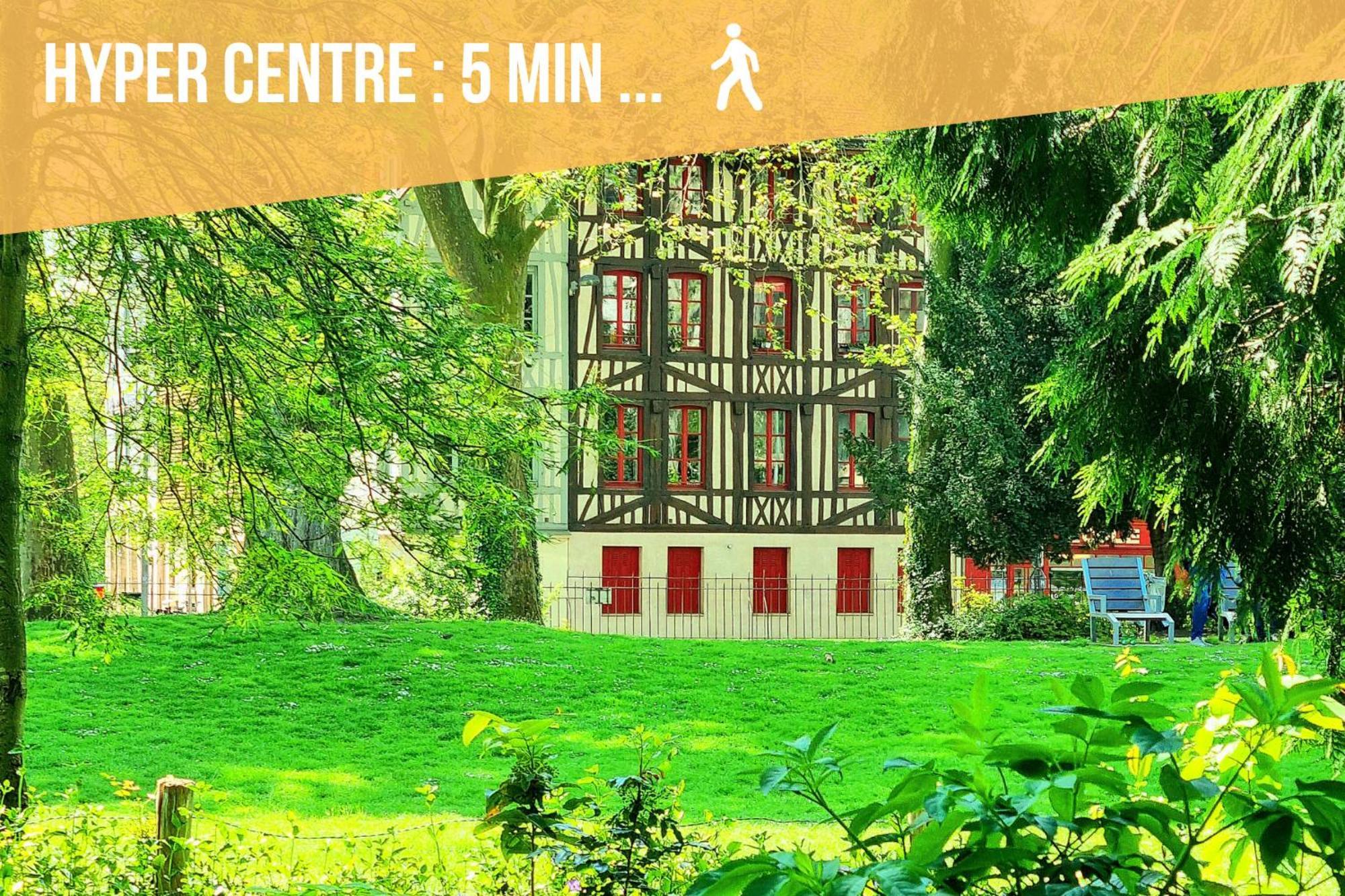 Le Fruit Defendu "Love Room" Jacuzzi Centre Ville Rouen Esterno foto